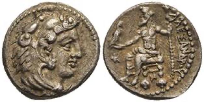 Makedonien Obol (0,68), 324-323 v. ... 